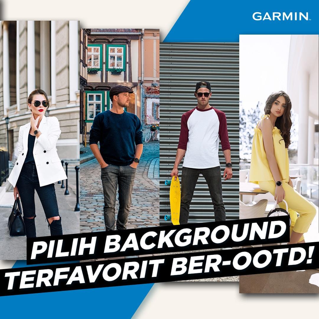 Background mana nih yang kamu pilih untuk ber-ootd dengan Instinct, fenix atau vivomove HR-mu? Jawab di kolom komentar, ya.  Kalau kamu belum ikutan kontes #MyGarminStyle , yuk ikutan sekarang. Karena akan ada hadiah Forerunner 35 untuk pemenang utama. Simak caranya di sini bit.ly/OOTDCAMPAIGN. #GarminID...