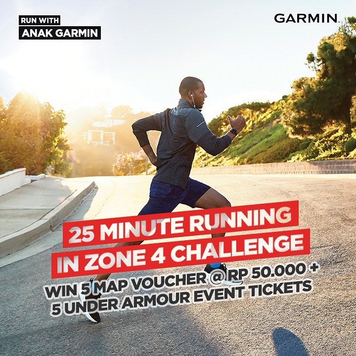 #AnakGarmin, kamu siap terima tantangan berhadiah voucher MAP Rp 50