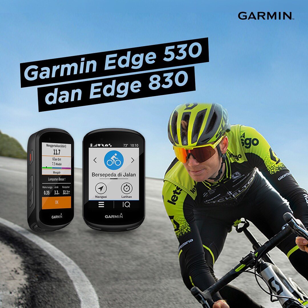 Garmin Edge 530 dan Edge 830, komputer bersepeda GPS kinerja terbaru yang menggabungkan wawasan kinerja dinamis, fitur keselamatan bersepeda dan kemampuan pemetaan canggih