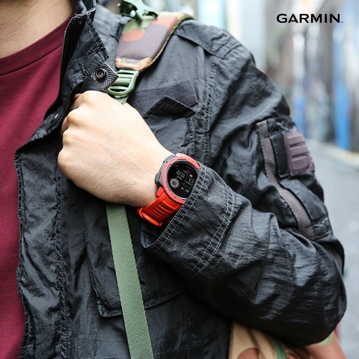 Keluarkan jiwa petualangmu dengan Garmin Instinct - Merah Api hari Minggu ini. Jam tangan ini dibuat sesuai standar militer sehingga tahan guncangan, kedap air, dan tahan terhadap panas, sambil tetap mendukung gaya hidup luar ruangan yang aktif dengan fitur canggih untuk navigasi dan pelacakan kebugaran melalui pengukur denyut jantung dari pergelangan tangan dan GPS yang terpasang. #MyGarmin...