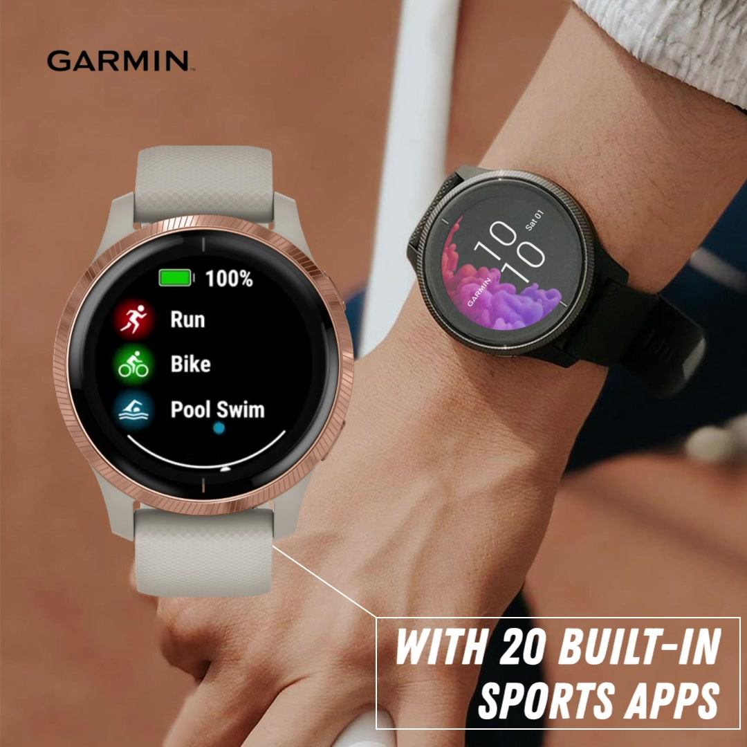 Nggak cuma terlihat keren, Venu kamu juga lengkap loh fitur fitness trackingnya. Ada 20 built-in sport apps! Siapa yang ngiler mau punya Venu juga? #garminid #garminindonesia #aktifdirumah _...