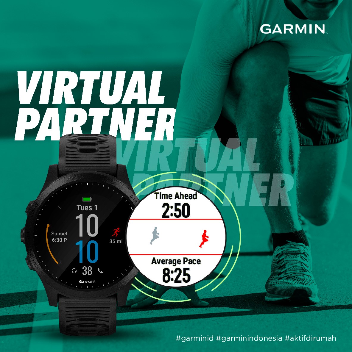 Kamu suka running tapi ngerasa nggak ada motivasinya? Cobain Virtual Partner deh, di wearable Garmin kamu! Jadi Virtual Partner itu sebuah training tool yang didesain buat kamu mencapai goal kamu. Kayak lari sama lawan virtual PACER di wearable kamu, seru kan? Mau tau cara set-upnya? Cek IG Story Garmin, ya! #garminid #garminindonesia #aktifdirumah _...