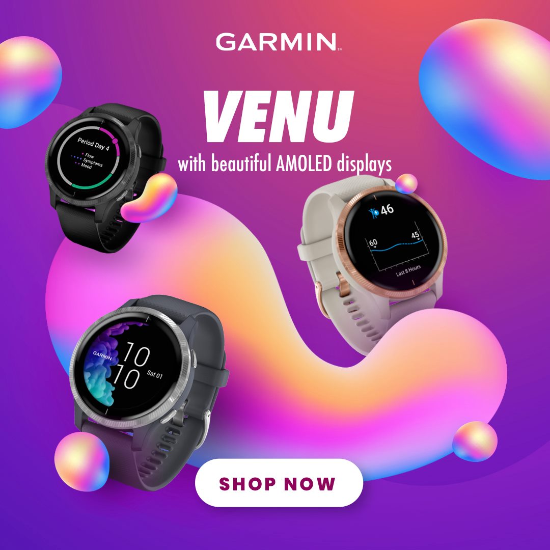 Smartwatch GPS dengan AMOLED Display dan baterai yang tahan hingga 5 hari untuk menemani lifestyle aktif mu setiap saat.