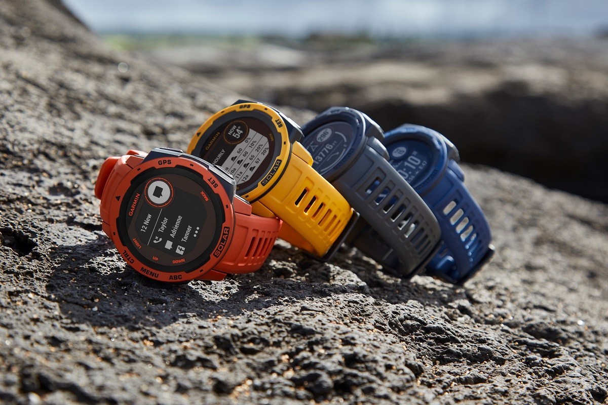 Garmin Instinct Solar  – Added solar charging tech to watch 