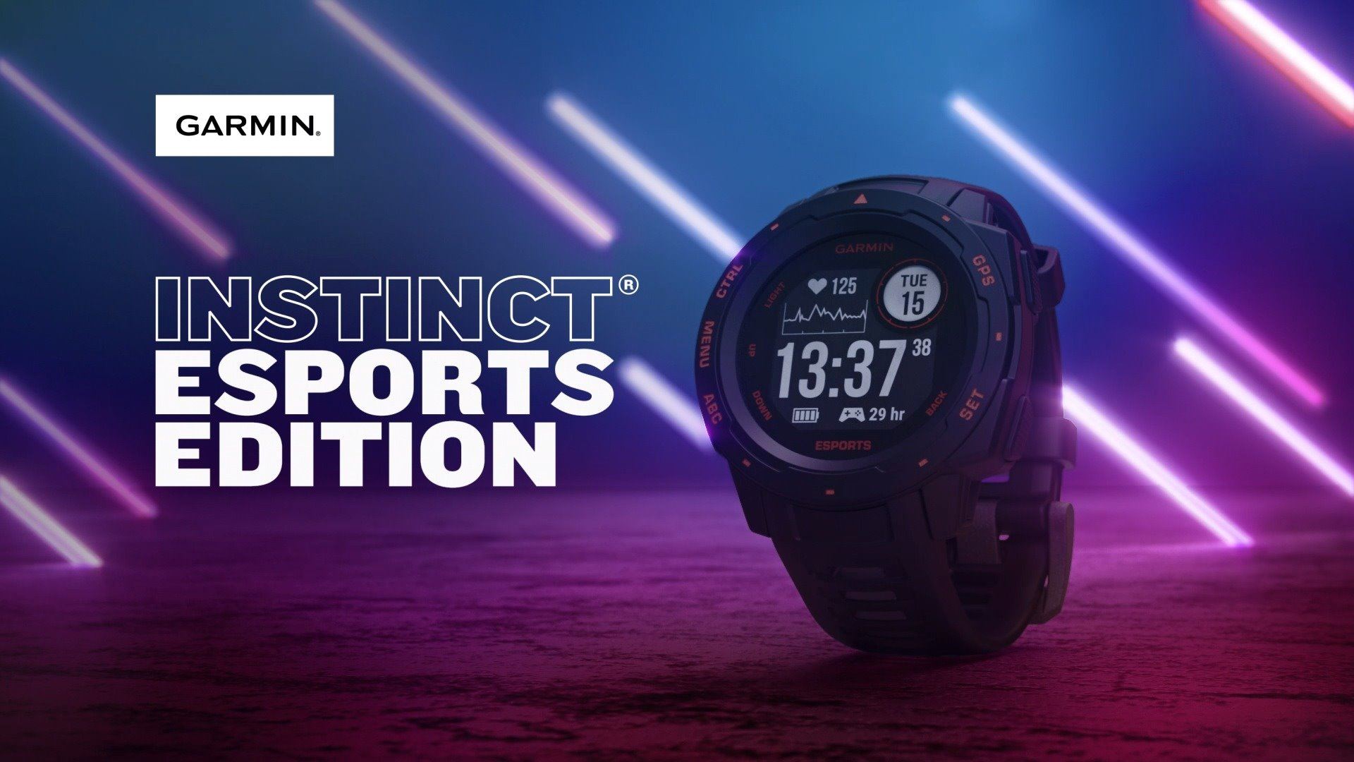 Elevate your game with Instinct - Esports Edition — dedicated esports activity profile, biometric broadcasting to game streams and a bold new look.  Learn more: www.tomtop.com