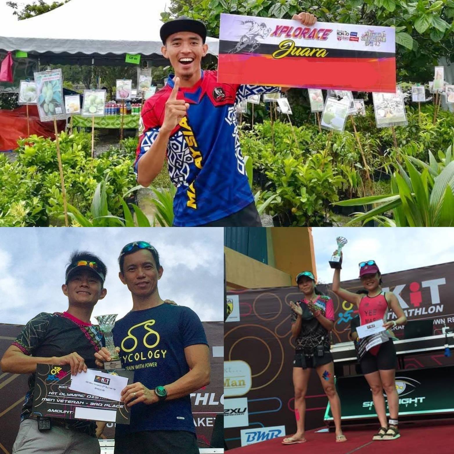 Congratulations! What a feat! Kerian International Triathlon 2018