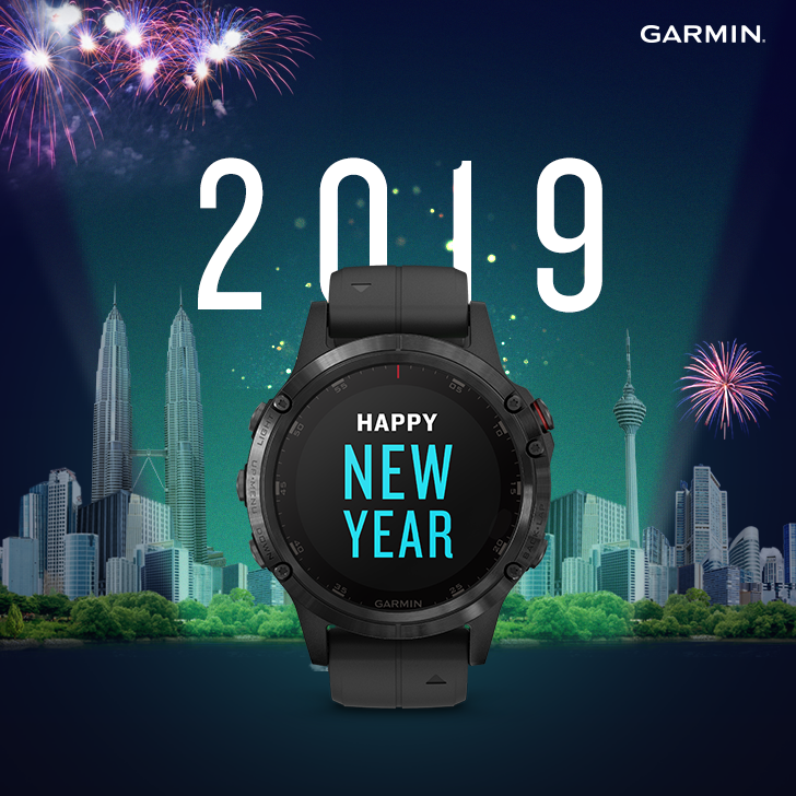 Welcome to a brand New Year! Stay true to your goals and remember, your Garmin is here to help. It’s now or never this year!