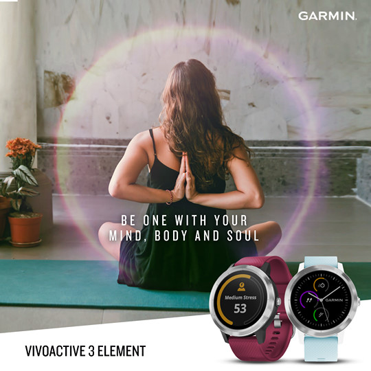 Strap yourself with the Garmin Vivoactive 3 Element as you practice yoga at home and follow these 3 simple steps to truly balance your body, mind and soul. 1. Fuel up with healthy foods