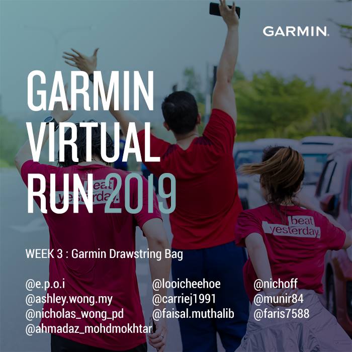 Congratulations to our week 3 winners of the Garmin Virtual Run! Thank you all for participating and making this a successful event for week 3. Kindly PM us with the following details to redeem your prize: 1. Full name