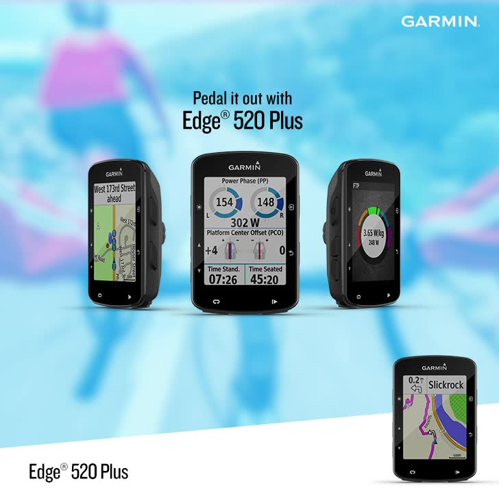 Equip yourself with the most advanced bike training features with the Garmin Edge 520 Plus to improve your performance and break new barriers with every ride.