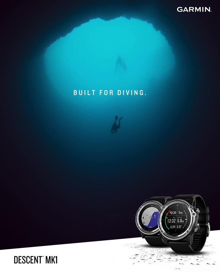 Sleek, durable and packed with top-notch functionalities, the Garmin Descent MK1 is made for divers and is equipped with: - Multiple dive modes (Single Gas, Multi-Gas, Gauge, Apnea, Apnea Hunt and Plan Dive)