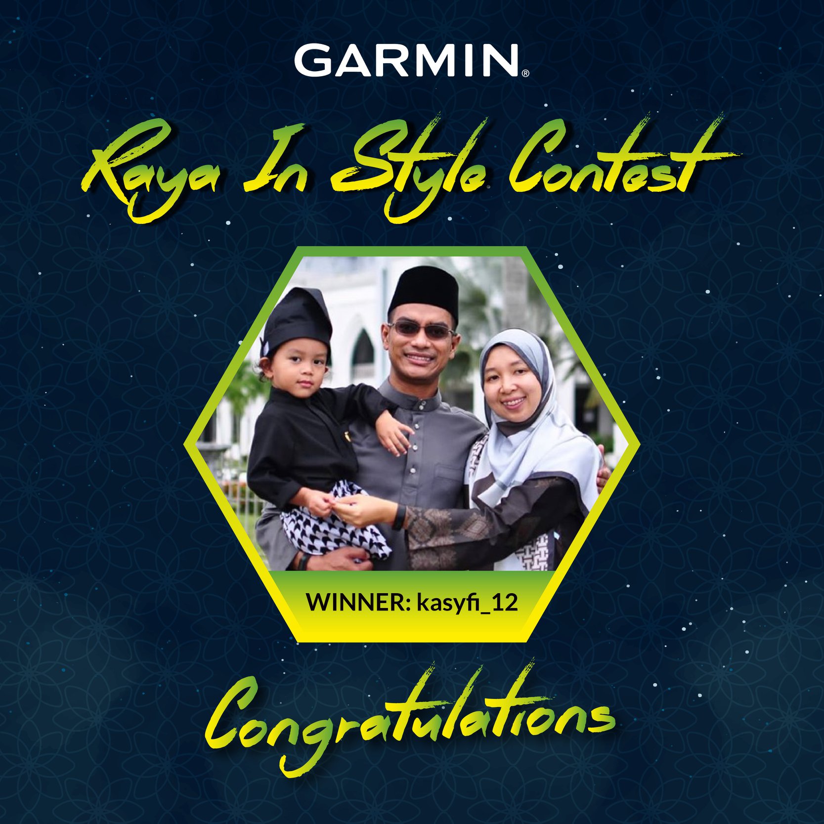 Congratulations! Here's our winner for the Raya In Style Contest!