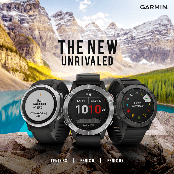 Witness the birth of the Fenix 6!  This brand new Garmin is larger than the previous Fenix models. It's rugged and sophisticated design with bezels are encased within a stainless steel, titanium and diamond-like carbon (DLC) coating.  The Fenix 6 is available in 3 different variants - Fenix 6S, Fenix 6 and Fenix 6X. Head over to the Garmin Roadshow @ Mid Valley to find out more about this amazing new Garmin while you still can.... Details of the event are as follows: