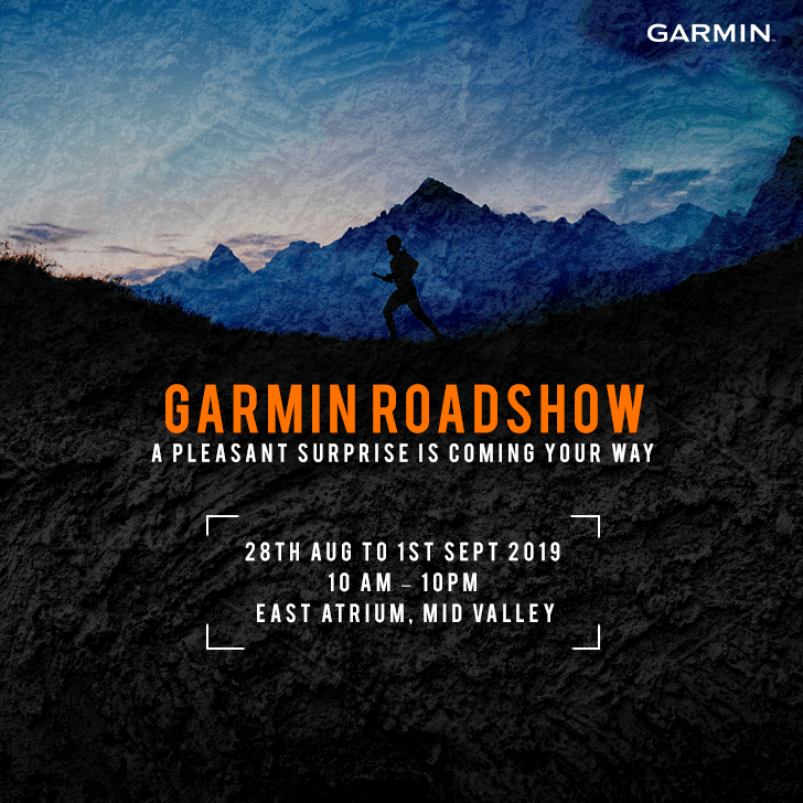 Get ready for one amazing weekend with Garmin! Mark your calendars and head over to our Garmin Roadshow in Mid Valley. Exciting activities, exclusive deals and a big surprise awaits all... Details of the event are as follows: