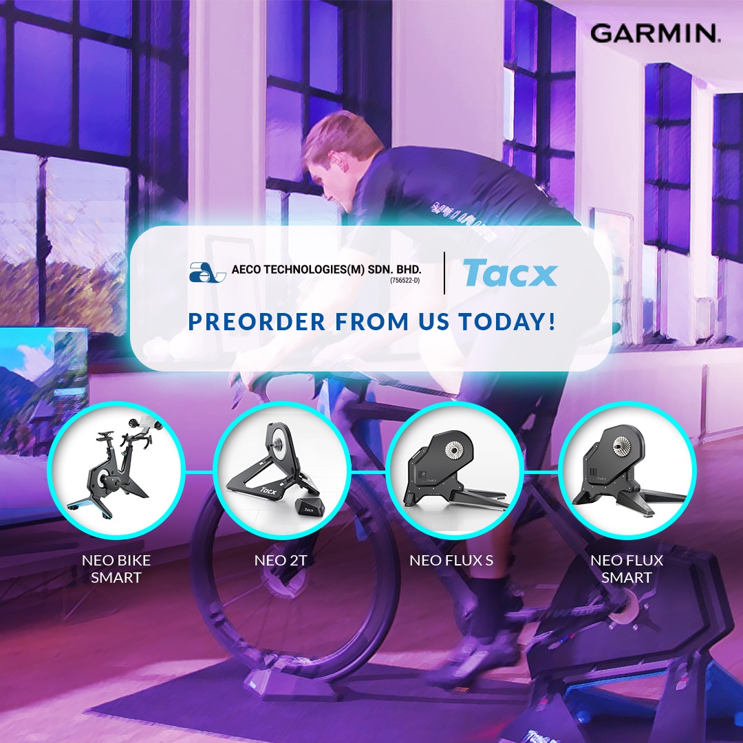 As the sole distributor of Tacx products in Malaysia, we are proud to share with you the list of things that are available right now! Tacx flux s