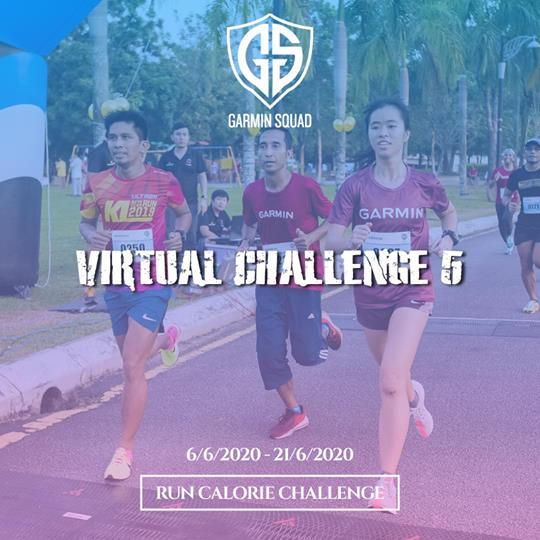 Ready to take on another challenge? Get hyped up with the next Garmin Squad Online Challenge now! Perform a run & burn 200 calories and above per run 4 times on different days. Complete the challenge to earn yourself ONE (1) Garmin Squad attendance. Beat yesterday and register before 6 June 2020:...