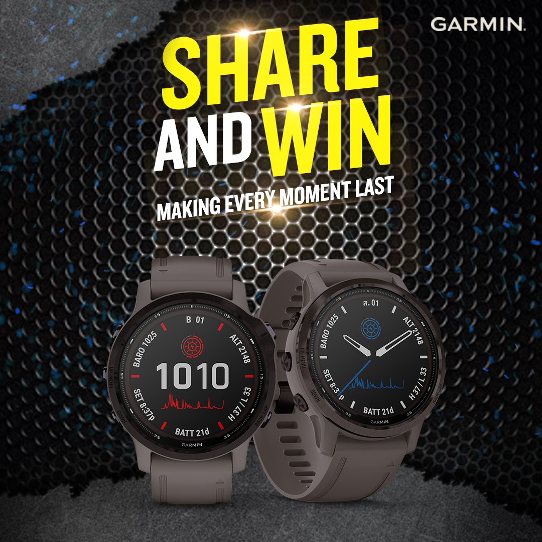 Capture and relive every moment with the Garmin fēnix 6 Pro Solar Series by sharing this post. Stand a chance to win our exclusive Garmin merchandise now. Step 1: Like Garmin Malaysia page