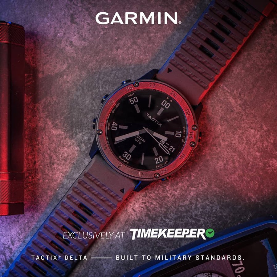 Get your hands on Garmin Tactix Delta exclusively at @timekeeper_official 