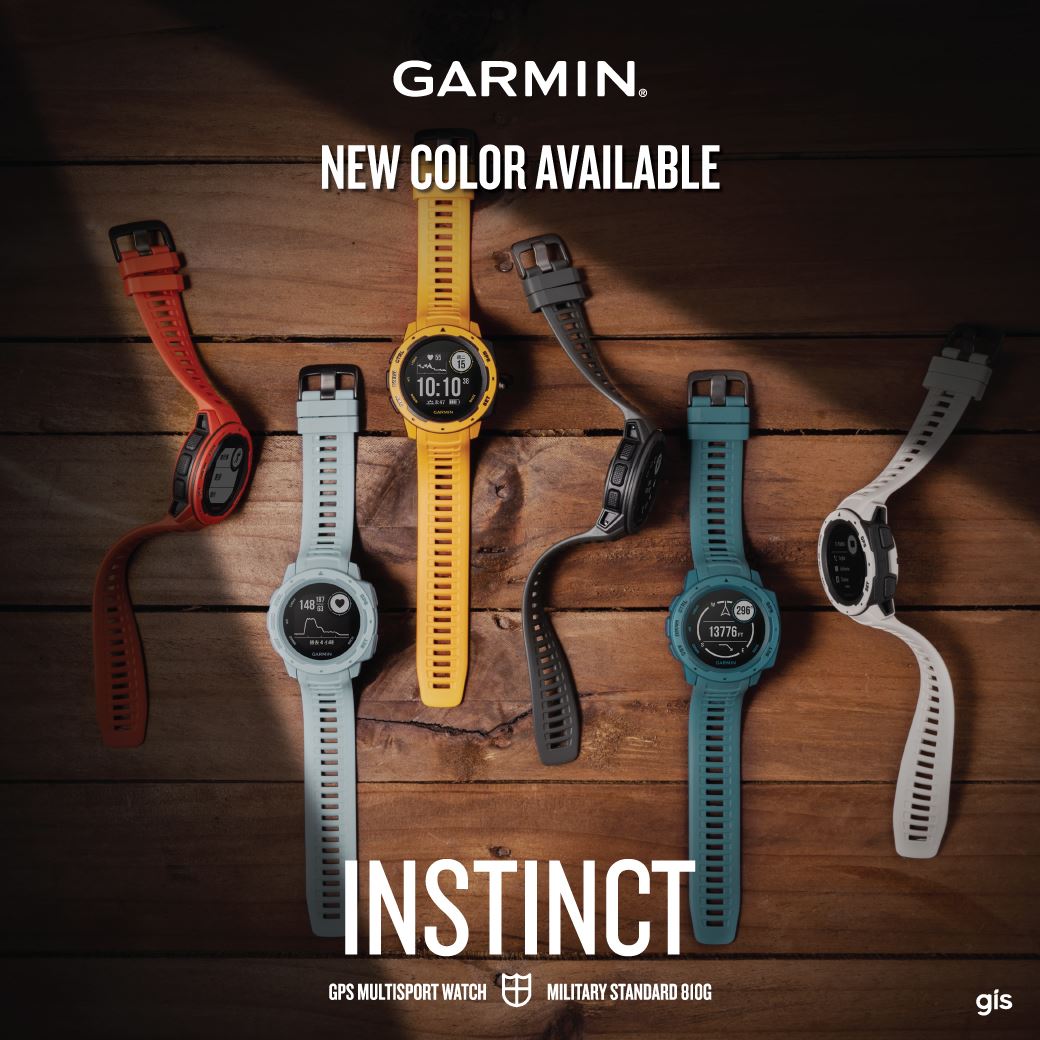 ตอกย้ำความแรงของ  Garmin Instinct กับ 3 สีใหม่ล่าสุด