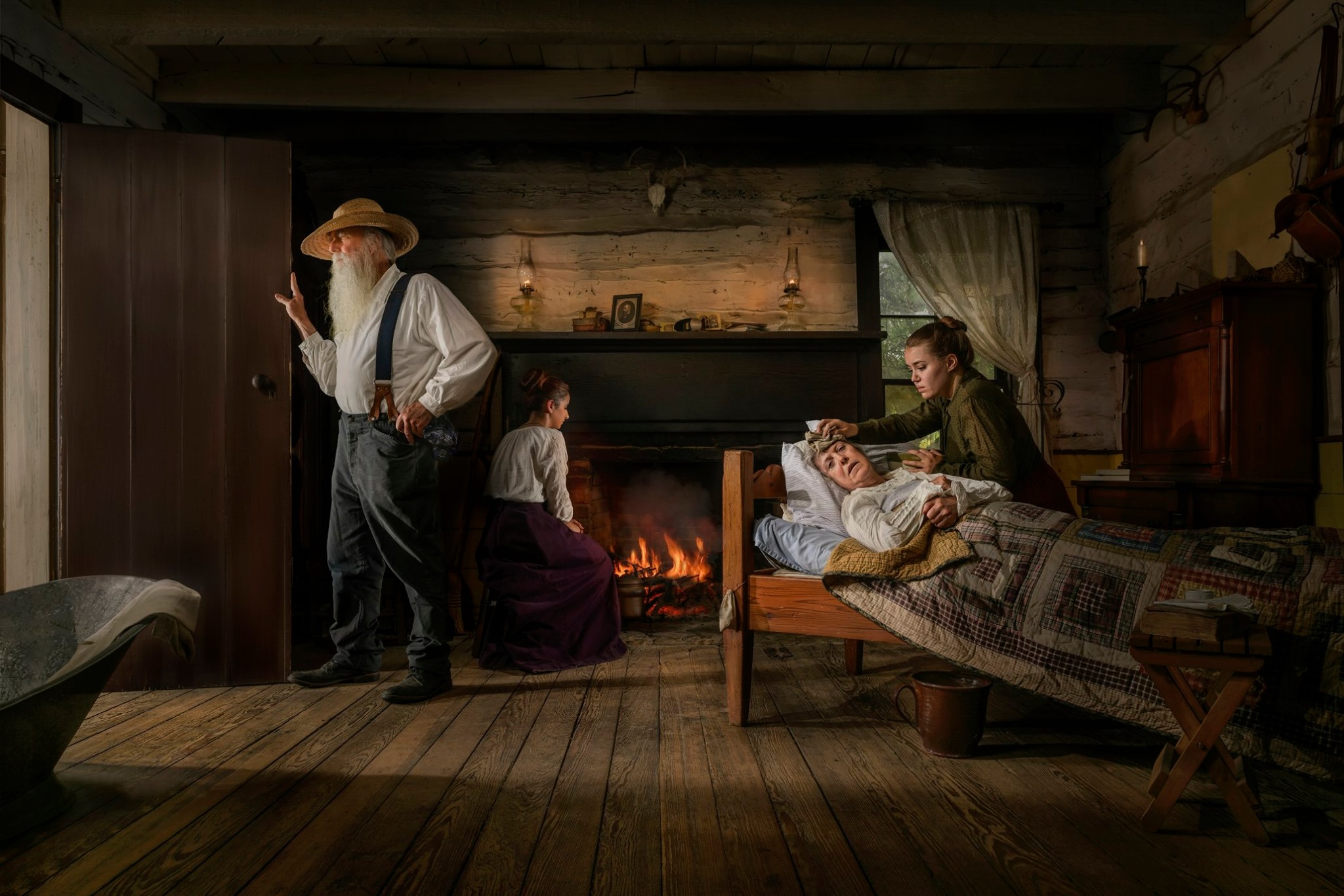 Photographers David Edmonson and Luke Edmonson took a tribute picture to Henry Peach Robinson with Godox V1.