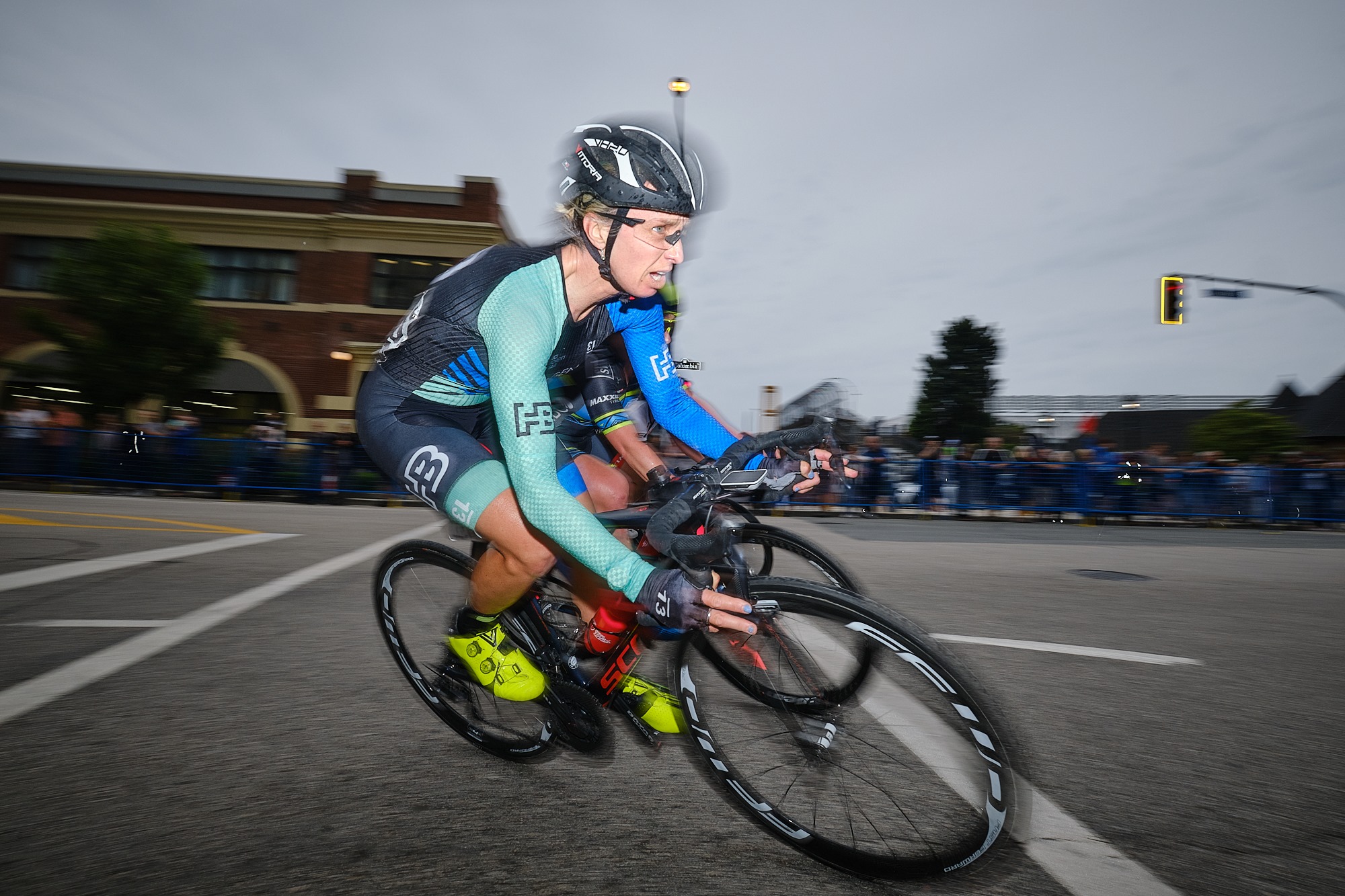 Sports Photographer Joe NG shares with us photographs of the cycling race Giro di Burnaby 2019 created with Godox AD200Pro & V1.