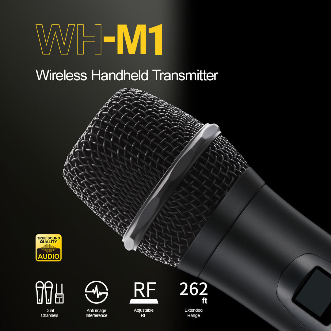 NEW! 🔥Introducing the #WH-M1, a wireless handheld transmitter that's ready to work with the #WMicS1 wireless system. 