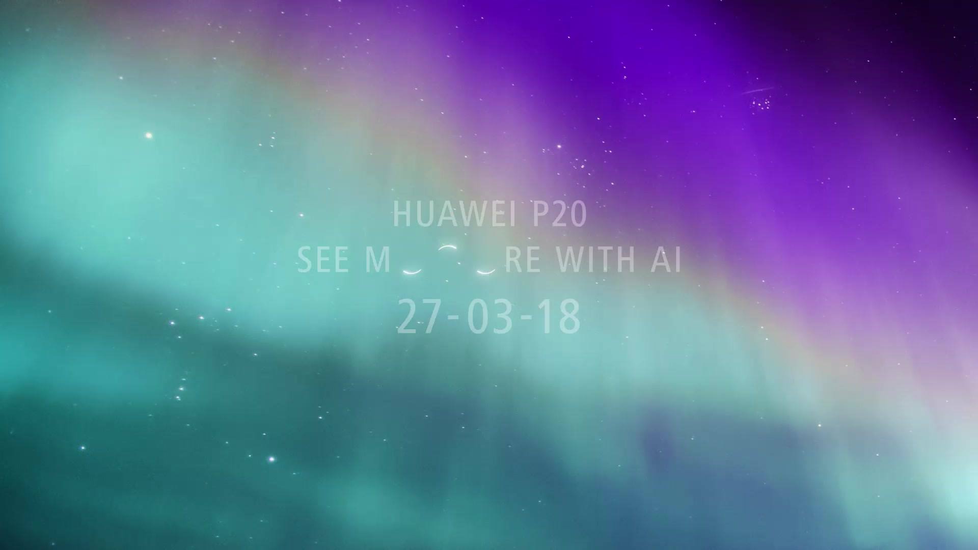 崭新的 #HuaweiP20触手可及，