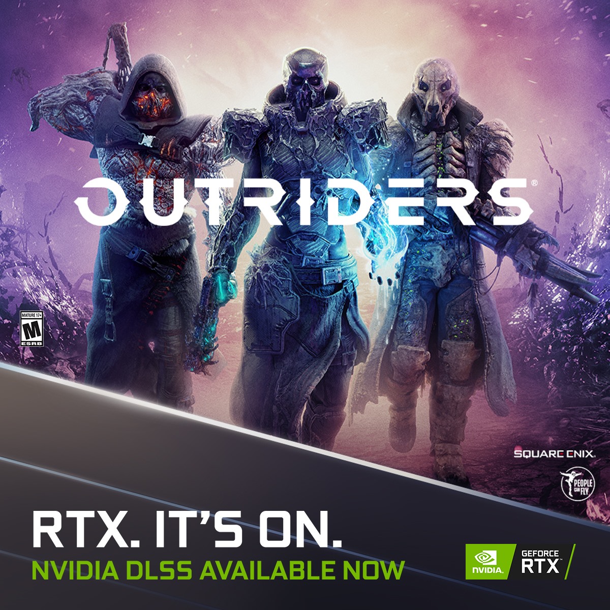 Outriders is now available enhanced with NVIDIA DLSS to accelerate performance by up to 73% at 4K.