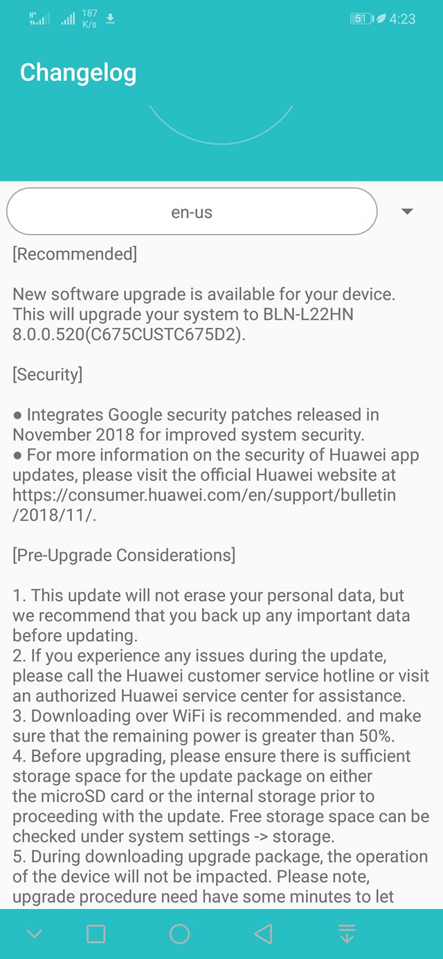 GR5 17 Indian version already update coming in November Android oreo.