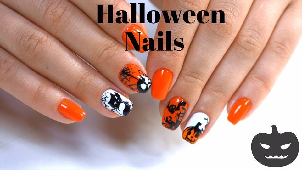 Cute Halloween Nail Design