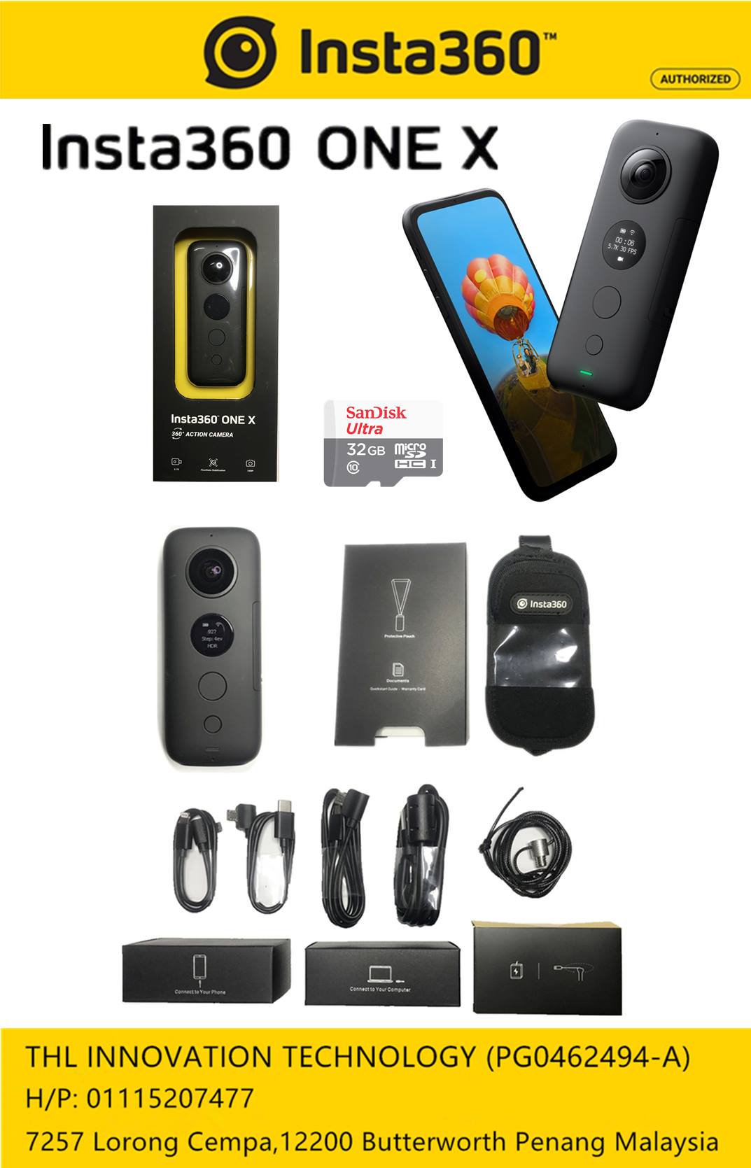 Insta360 ONE X RM 1799 Best-in-class 5.7K video quality...