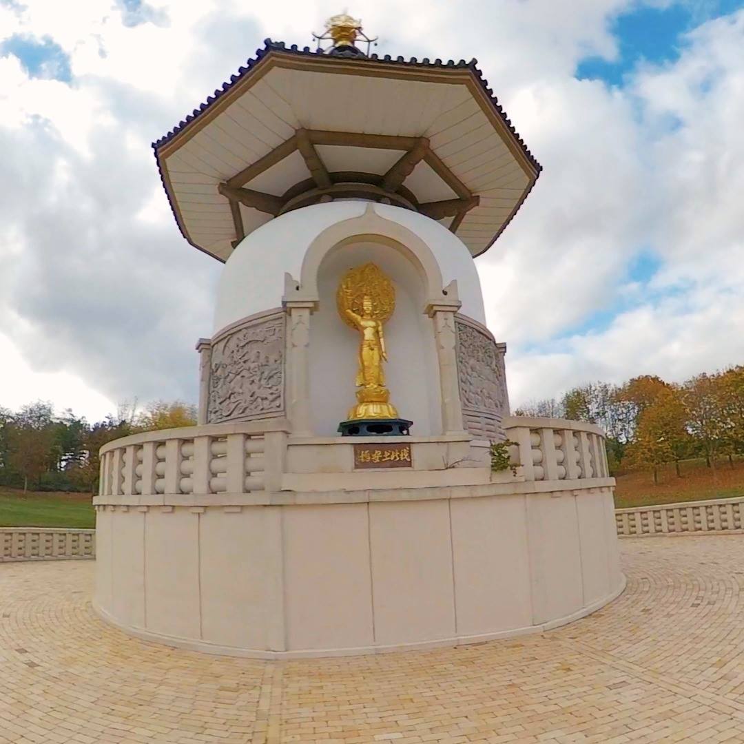 Peace Pagoda Insta360 One X Hyperlapse #Insta360 #Insta360ONEX #OwnTheMoment #ActionCamera