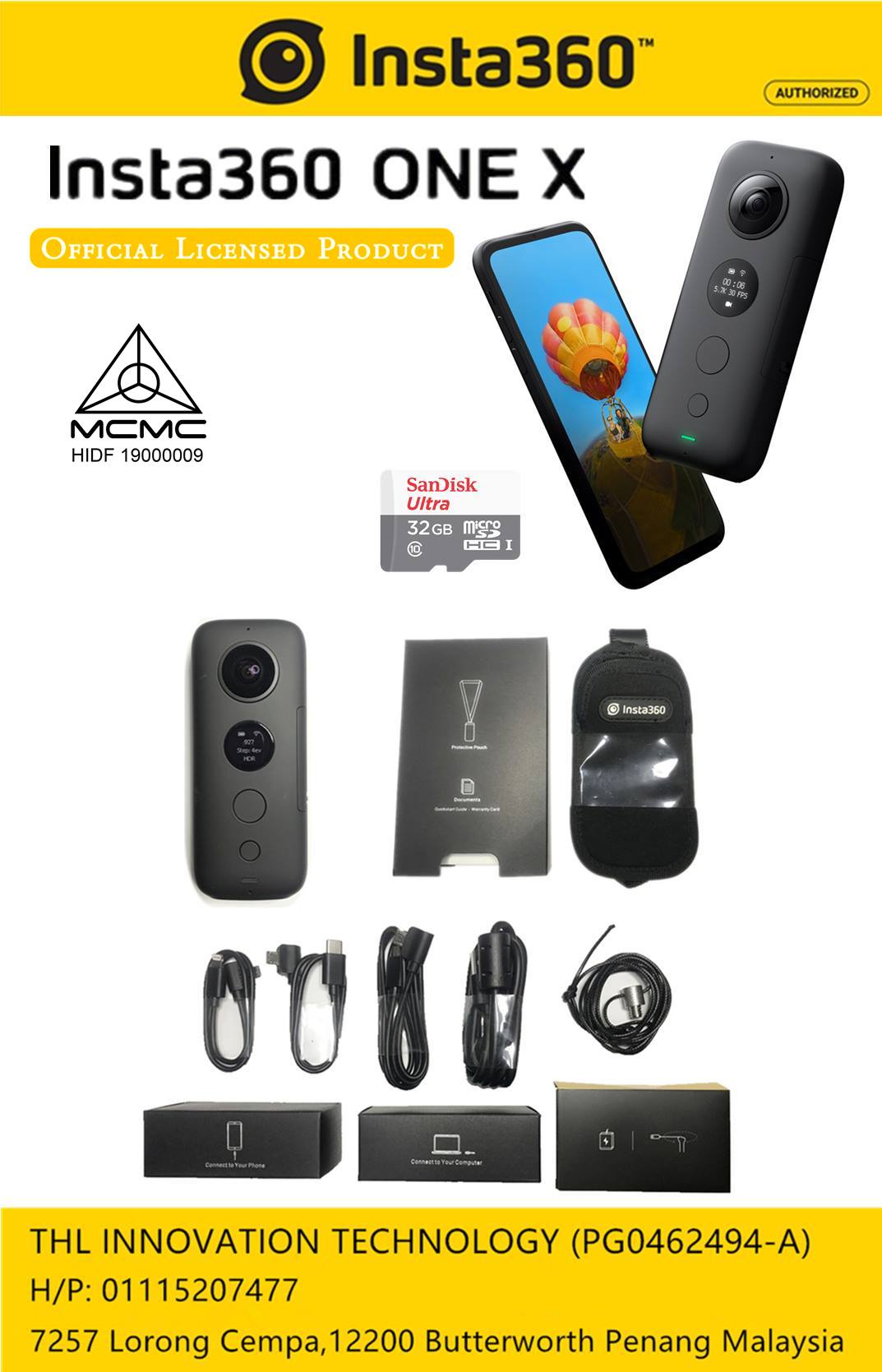 Insta360 ONE X (RM 1799)