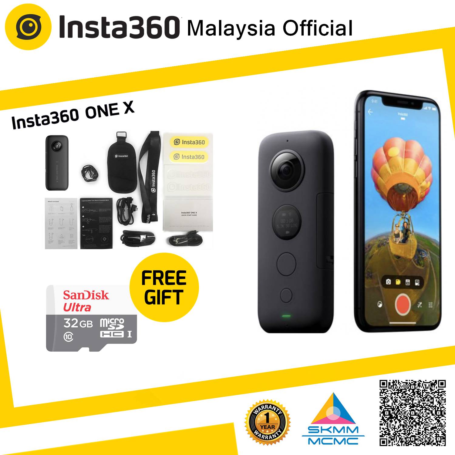 Merdeka Promotion 2019 Insta360 ONE X ( RM 1498) Free Gift: 32GB MicroSD Card... 15 July 2019 - 31 Aug 2019 Shopee: www.tomtop.com #Insta360 #Insta360ONEX #OwnTheMoment #ActionCamera