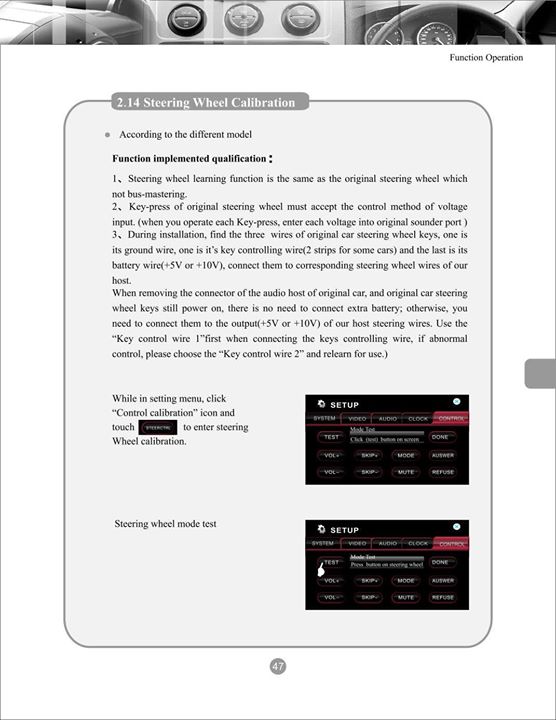 Q: 4Runner steering wheel control disorder, ask any other way you can set the direction and control, or to provide software updates upgrades?