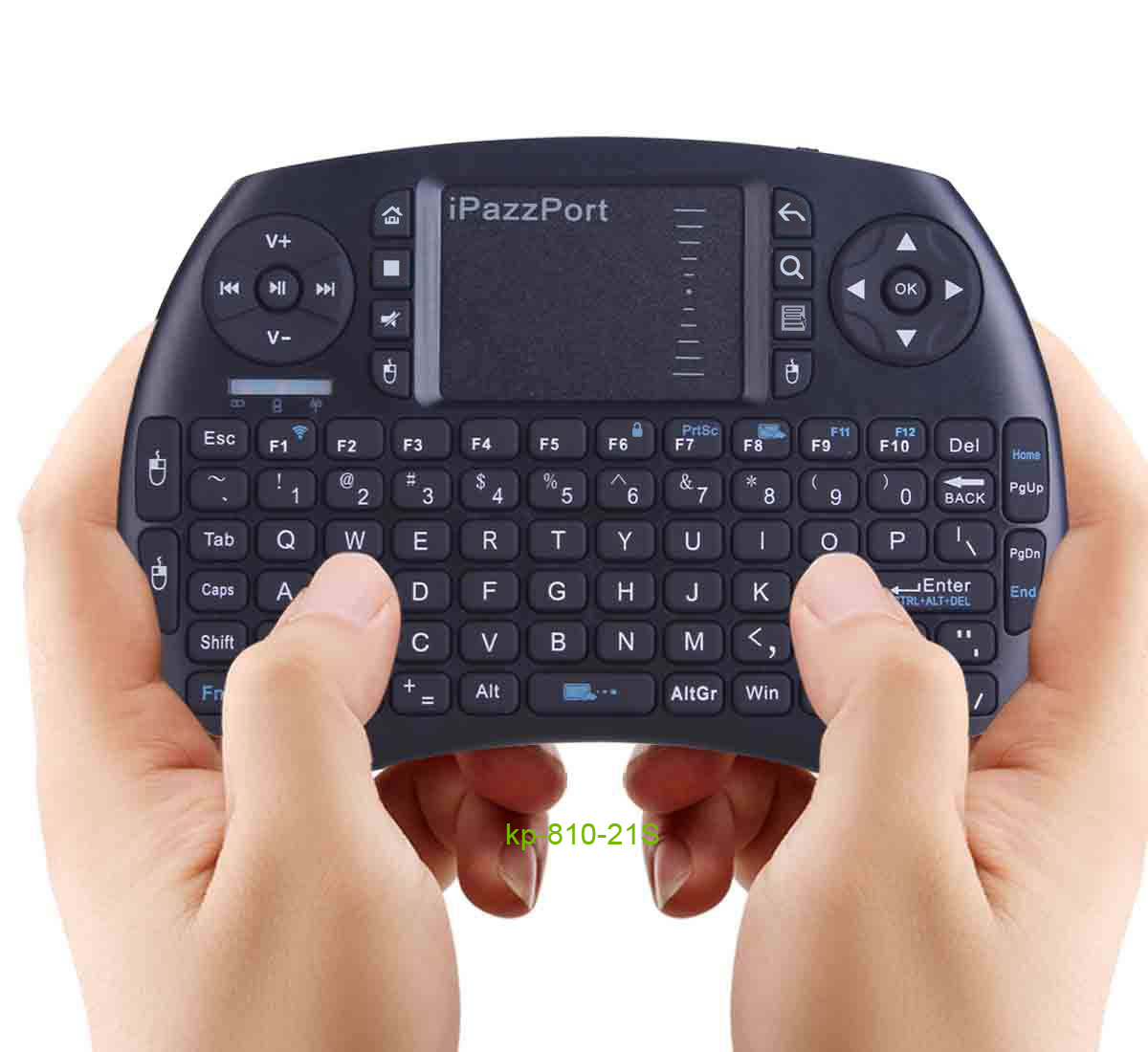 two similar mini wireless 2.4 GHZ USB keyboards with touchpad to satisfy  your different demands.