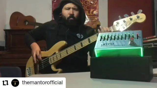 Wonderful bassist from a wonderful band trying R-12 #Repost @themantorofficial