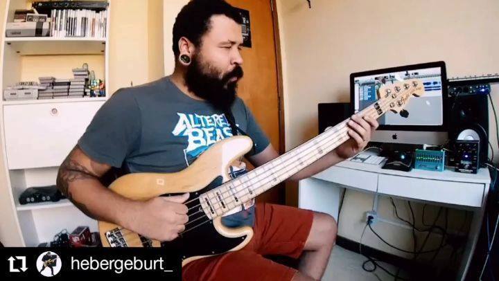 R-12 works perfectly on bass! #Repost @hebergeburt_