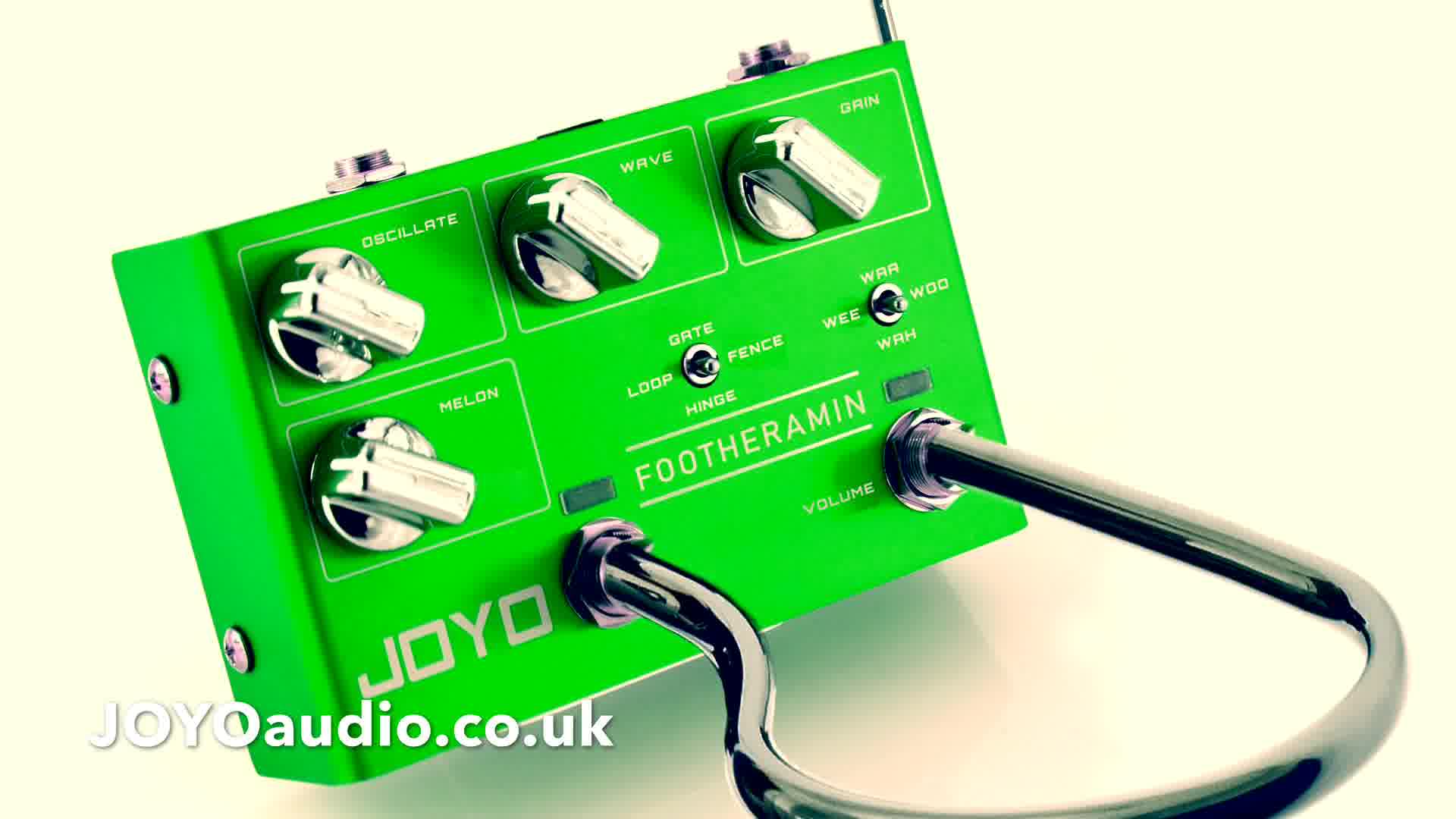 New JOYO Footheramin guitar effect pedal demo. (Short version)