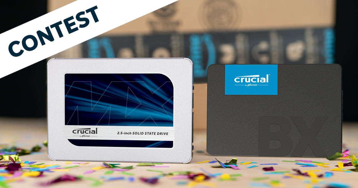 Did you miss out on our Amazon Prime day deals?  Fear not! We have a new giveaway for you!  2 winners will each get a 1 TB Crucial MX500 SSD 