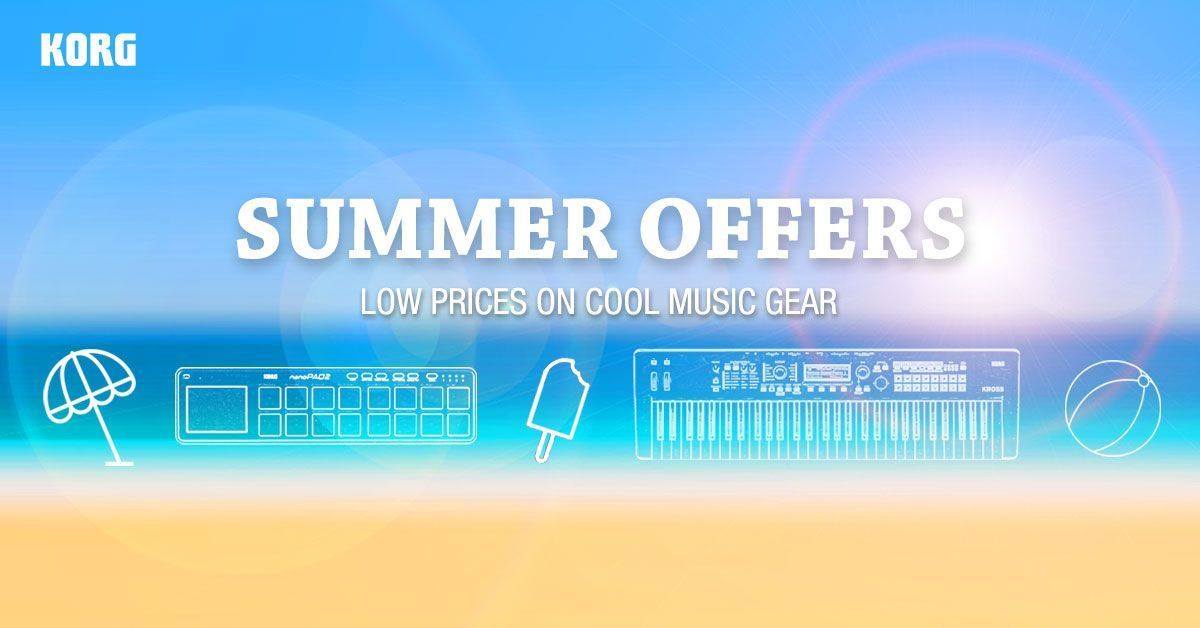 Summer may be coming to an end but, here at KORG, things are really hotting up as we launch our online store Bank Holiday sale! Whether you're planning on getting out and performing live or hunkering down for some serious musical creativity, there's never been a better time to buy direct from KORG. 