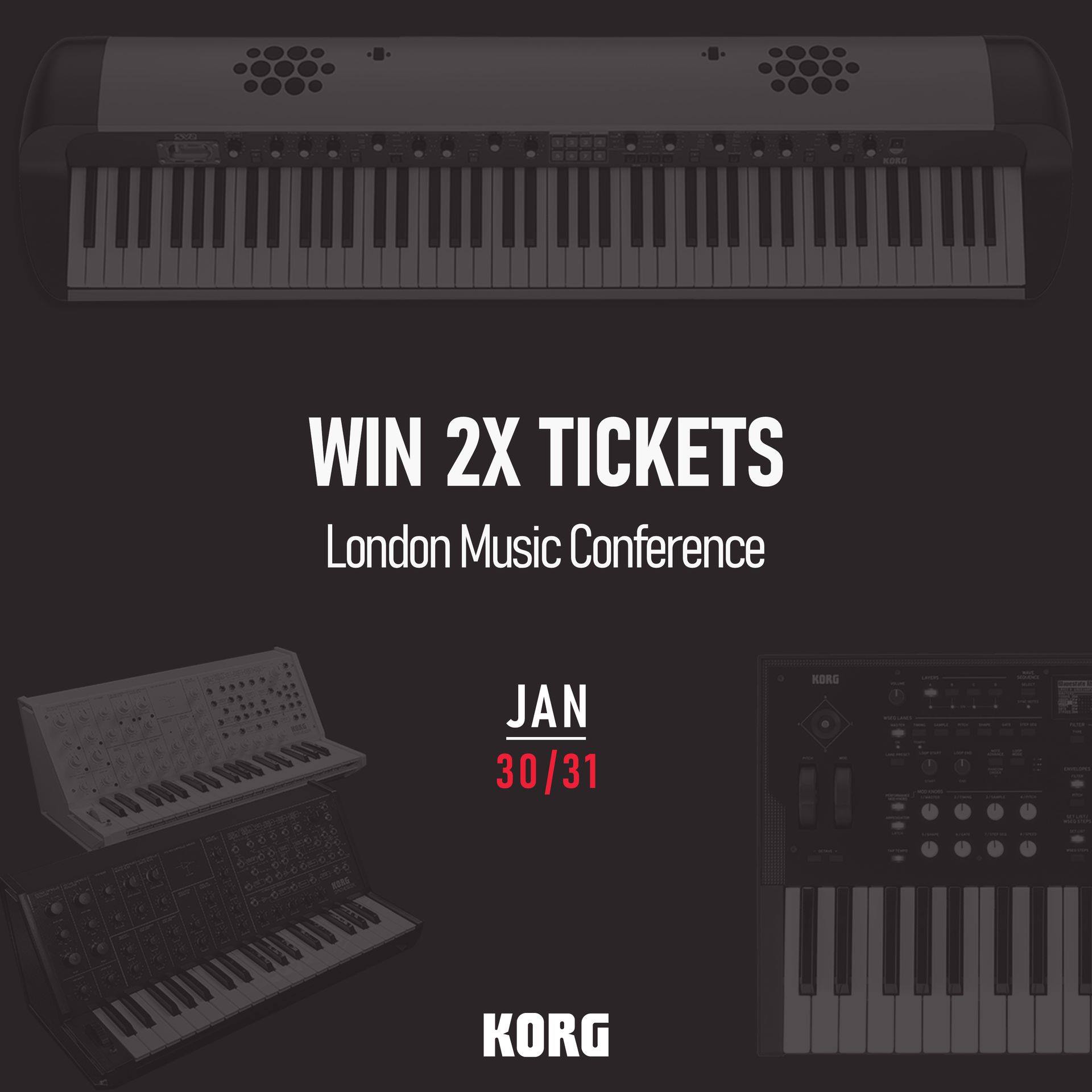 Fancy a 2-day ticket to the London Music Conference next week?! 