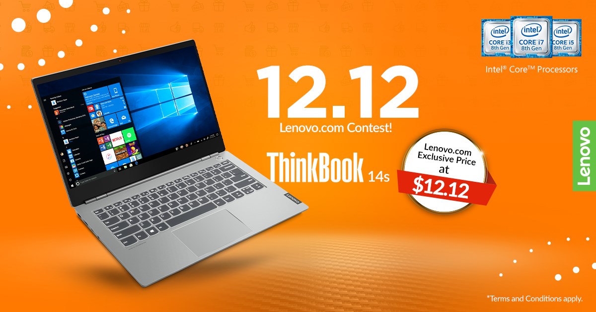 Unbeatable 12.12 Lenovo deals are here! Here’s your chance to get a ThinkBook 14s at $12.12:  1) Tag 5 friends in this post.