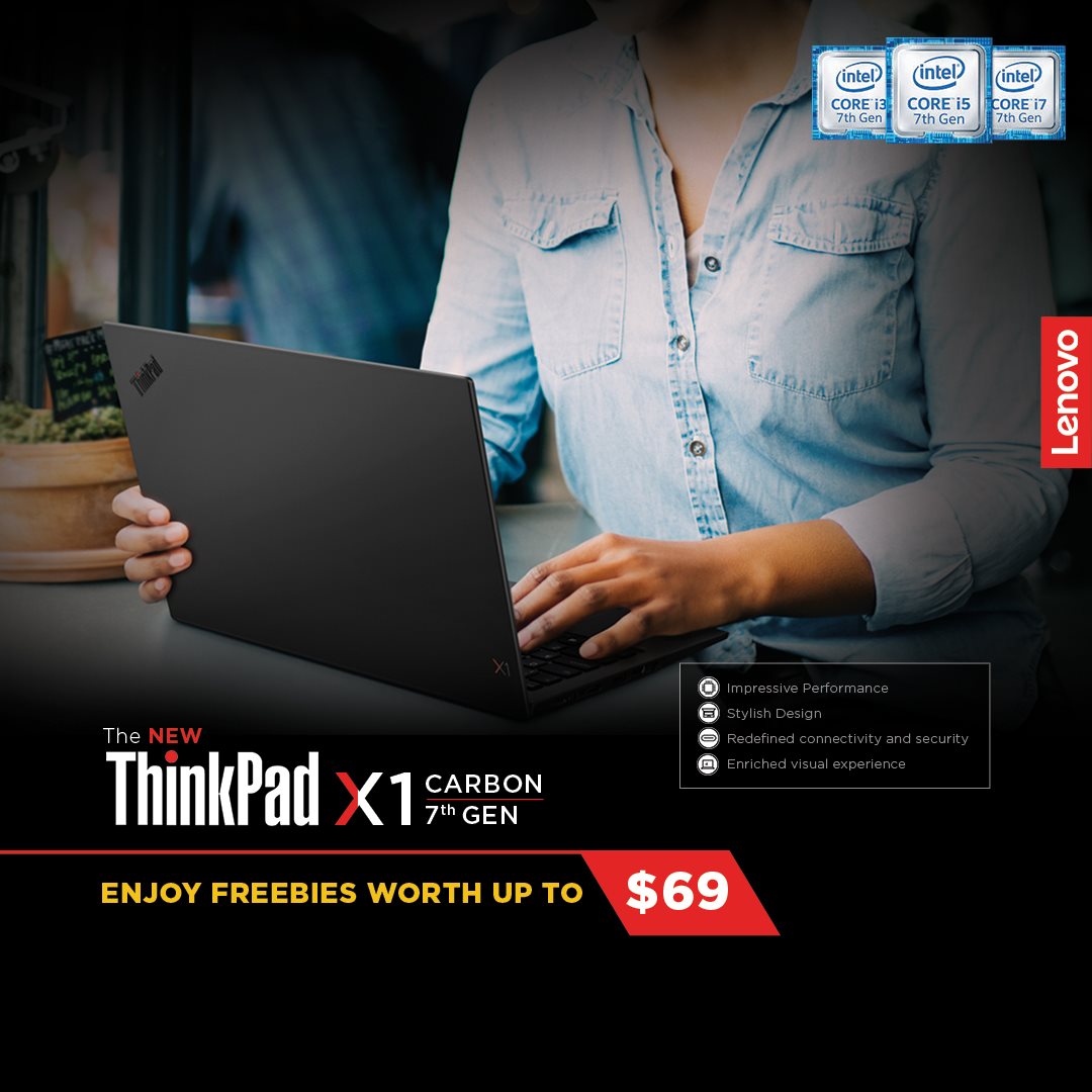 Styled for premium performance! Experience the ThinkPad X1 Carbon Gen 7 now. Buy now and enjoy freebies worth up to $69. Visit www.tomtop.com Need help? Call 800-601-1481 (Toll Free)