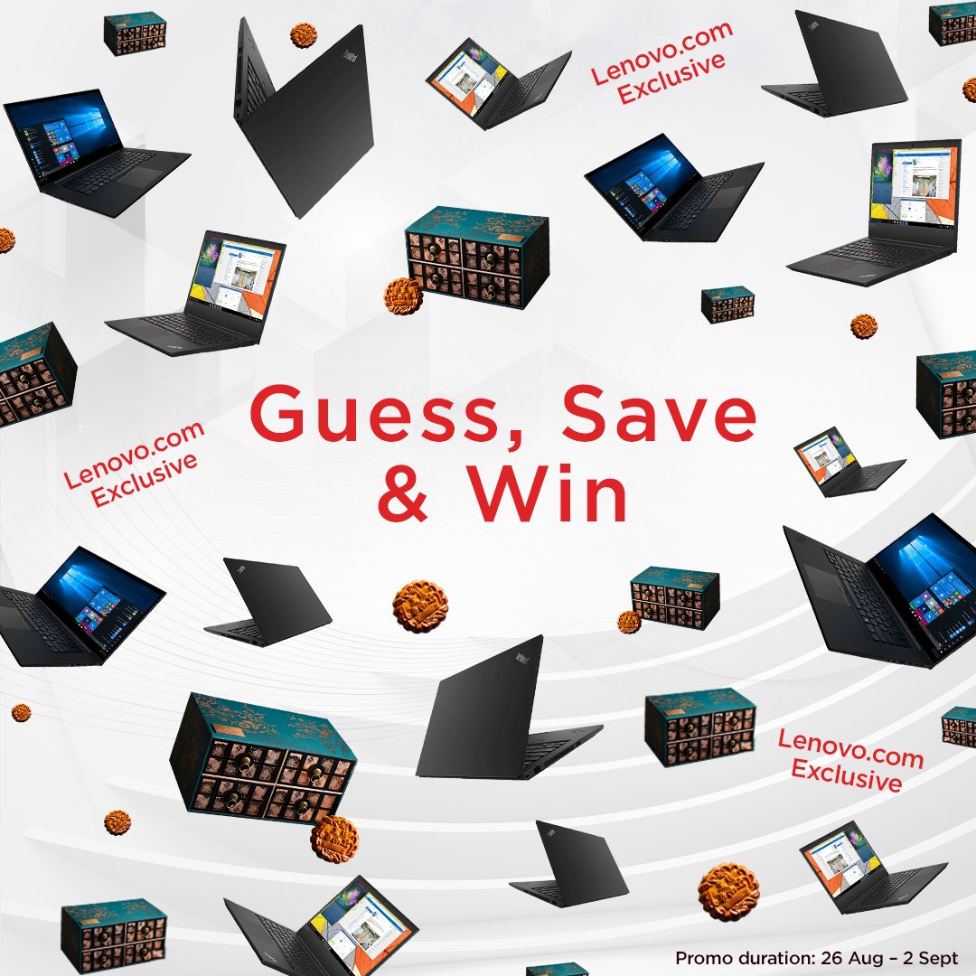 Happy Mid-Autumn Festival! Give in to the mooncake indulgence! Guess the number of ThinkPads and win a Four Seasons Medley Mooncake (worth $82)! Simply: 1. Guess the numbers of ThinkPads in the image. Comment on the correct numbers of ThinkPads....