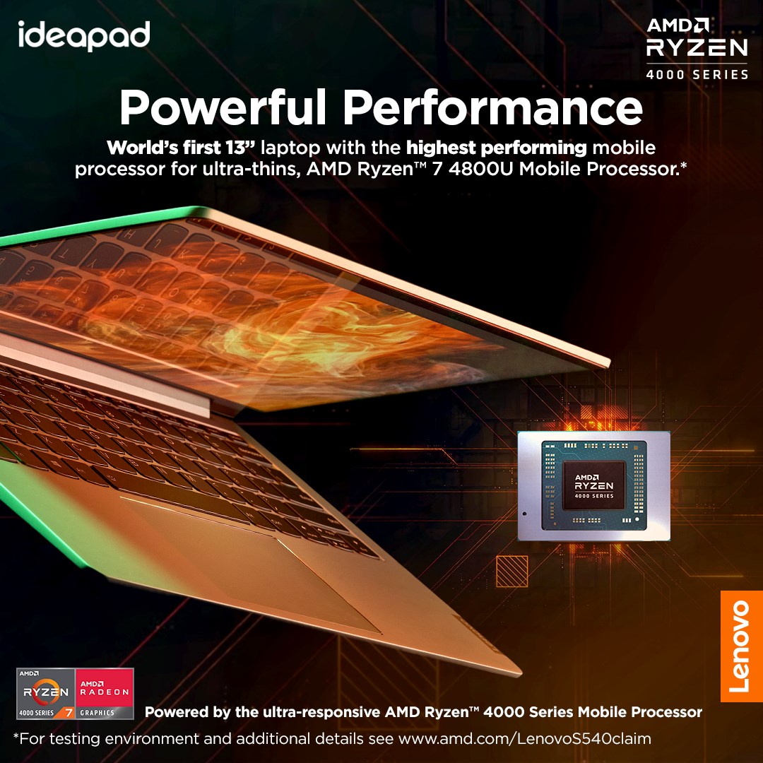 Get the ultimate boost you need to perform at your best, with 8 ultra-responsive “Zen 2” processor cores – the most cores available in an ultrathin laptop.