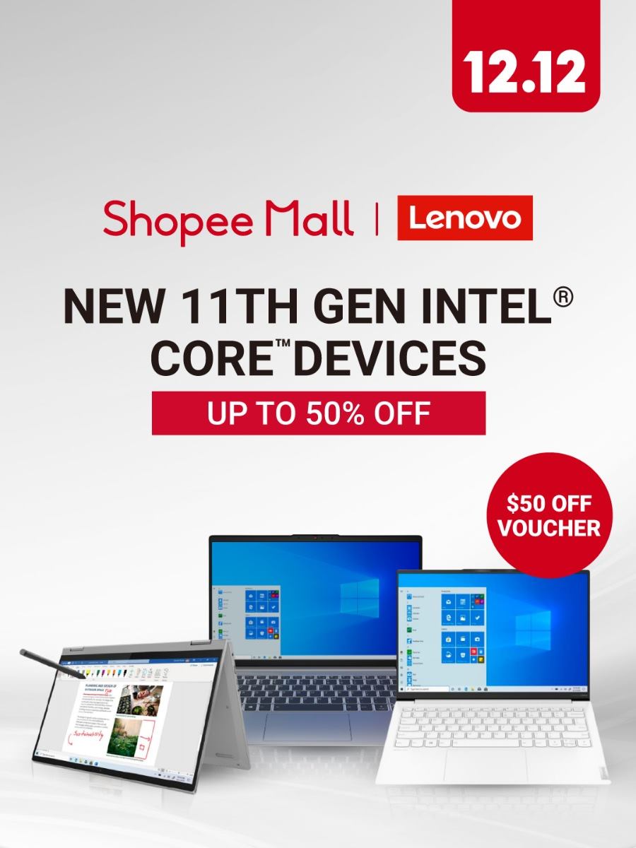 Celebrate Lenovo Brand Day with 🆕 all-new #Yoga and #IdeaPad devices equipped with the latest 11th Gen Intel®️ Core™️ processors and Intel®️ Iris®️ Xe graphics to deliver speed, efficiency and discrete-level graphics - Working on-the-go has never been easier More ways to celebrate when you shop with us on Lenovo Brand Day: 🎉 Store-wide discounts up to 50% OFF...