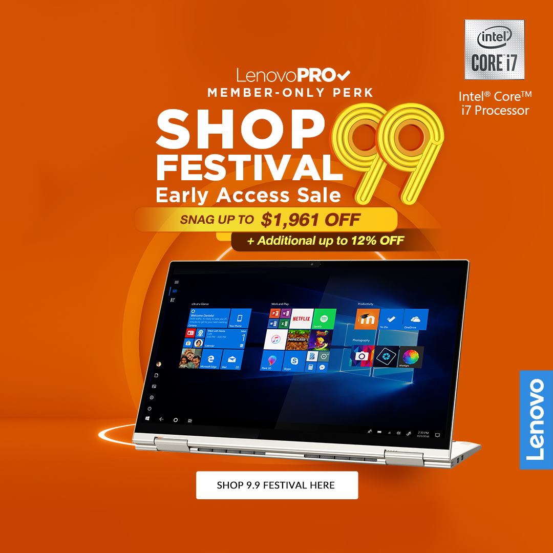 📣 9.9 SALE ALERT: Grab Deals Up to $1961 during the 9.9 Super sale at Lenovo! For a limited time, get extra 3% Off. Use promo code: DONTMISS www.tomtop.com Save big with popular Lenovo 2-day delivery deals: Laptops, desktops, monitors & electronics on sale for your home, all at great prices. Shop today  www.tomtop.com