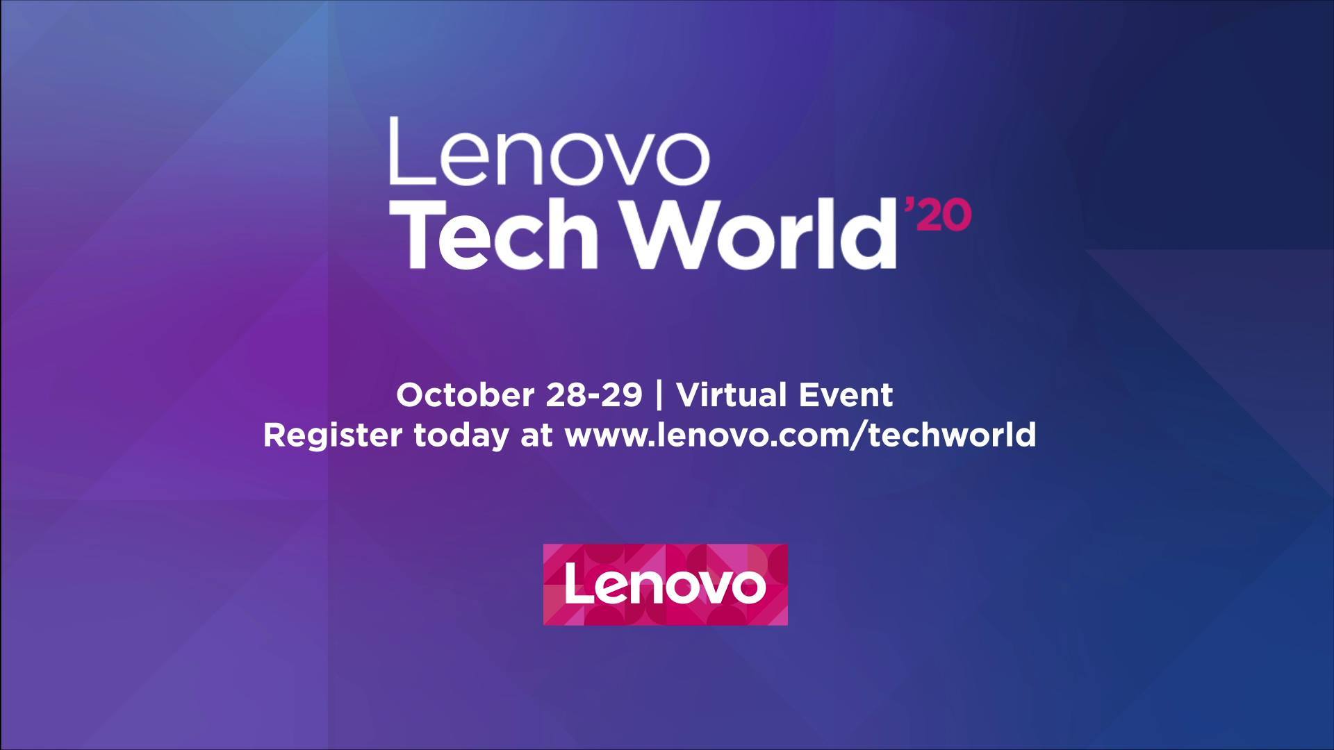 全球各地、任何地點，都可網上參與Lenovo Tech World ，一同探索未來世界！ 👉立即登記：www.tomtop.com