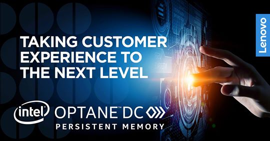 What happens when Lenovo utilizes Intel's Optane™ DC persistent memory? ✅ Lower latency 